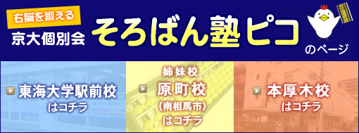 京大個別会そろばん塾ピコ
